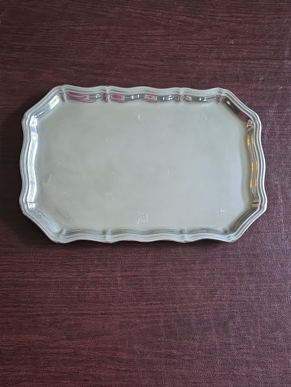 Wilton Armetale Metal Tray- Gadroon Pattern- Vintage